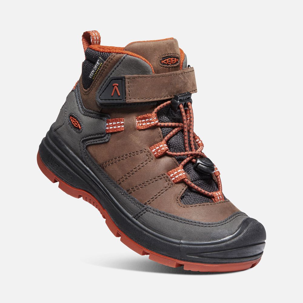 Keen Laarzen Kinderen Bruin - Redwood Waterproof - 35149-XJDA